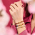 Mini Pixiu Feng Shui Armband | FÜNF Elemente | Chakra-Achat x 18 Karat Gold